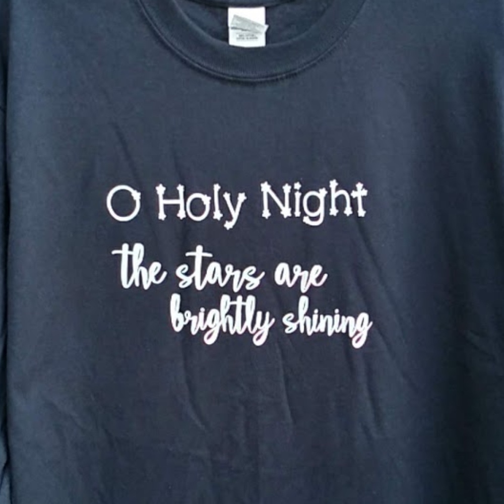 Unisex Holy Night Long Sleeve Tee - Picture 1 of 3
